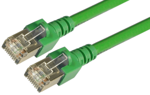 Patch Cable RJ45 SF/UTP Cat5e 1m Green