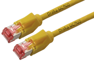 Patch Cable RJ45 S/FTP Cat6 0.5m Yellow