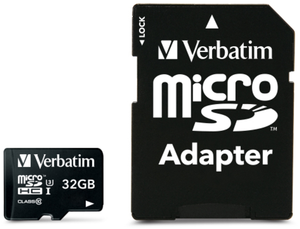 MicroSDHC Verbatim Pro 32 GB U3