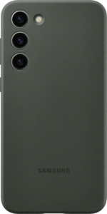 Coque silicone Samsung Galaxy S23+, vert