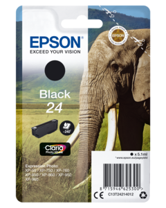 Epson 24 Claria Tinte schwarz