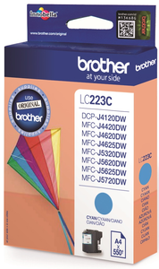 Encre Brother LC-223C, cyan