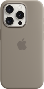 Custodia iPhone 15 Pro silicone grigio
