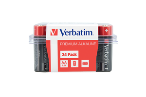 Pile alcaline Verbatim LR6, pack de 24