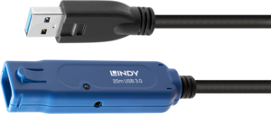 Prolongamento activo LINDY USB-A 20 m