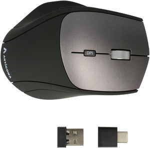 Myš ARTICONA Bluetooth + 2,4GHz, USB A/C