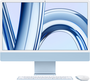 Apple iMac M3 10jádrový 8/256 GB modrý