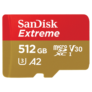 Carte microSDXC 512 Go SanDisk Extreme