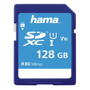 Carte SDXC 128 Go Hama Memory Fast
