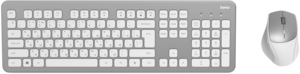 Hama KMW-700 Tastatur Maus Set silber