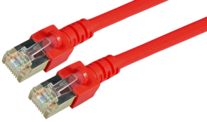 Patch Cable RJ45 SF/UTP Cat5e 5m Red