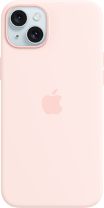 Custodia iPhone 15 Plus silicone rosa co