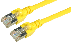 Câble patch RJ45 SF/UTP Cat5e 1 m jaune