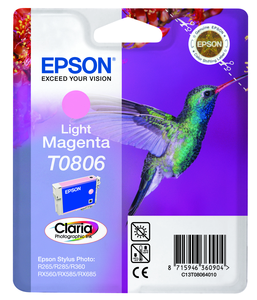 Encre Epson T0806, magenta clair