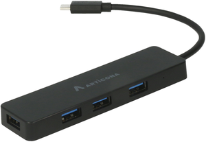 ARTICONA USB Hub 3.0 4-port USB-C Black