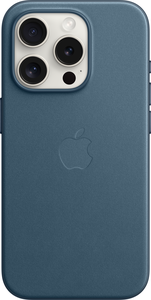 Capa FineWoven Apple iPhone 15 Pro azul
