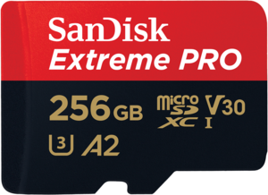 Scheda micro SDXC Extreme PRO 256 GB