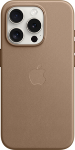 Apple iPhone 15 Pro Feingewebe Case taup