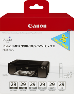 Tinteiro Canon PGI-29 multipacote