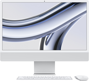 Apple iMac M3 10jádr. 8/256 GB stríbrný