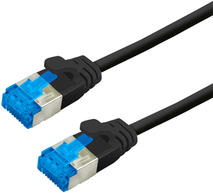 Cables patch ARTICONA RJ45 U/FTP Cat6a Slim negro