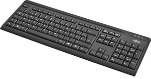 Fujitsu Keyboard, Black, w/o TS, Italy