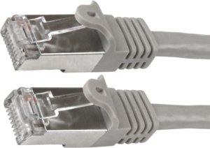 Câble patch RJ45 S/FTP Cat6 0,5 m gris