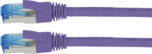 Patch kabely ARTICONA RJ45 S/FTP Cat6a fialové