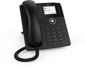 Téléphone IP fixe Snom D735, noir