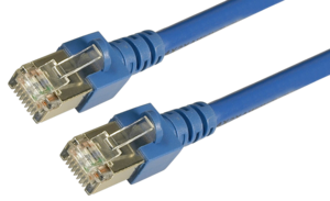 Câble patch RJ45 SF/UTP Cat5e 3 m, bleu