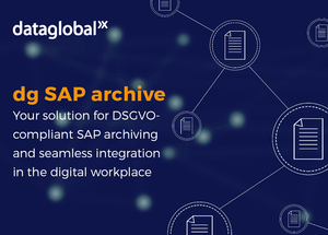 dataglobal SAP Archivierung Bundle für 100 CAL inkl. 12 Monate Maintenance und Support. Installation auf Anfrage.