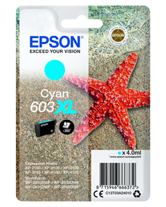 Inkoust Epson 603 XL azurový