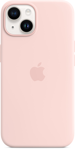 Capa silicone Apple iPhone 14 giz rosa