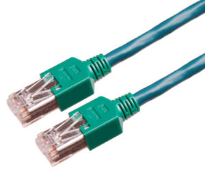 Patch Cable RJ45 S/UTP Cat5e 1.5m Green