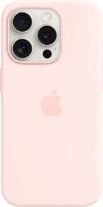 Capa silic. Apple iPhone 15 Pro rosa-cl.