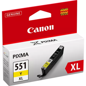 Inkoust Canon CLI-551Y XL, žlutý