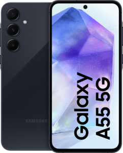Samsung Galaxy A55 5G 256 Go, bleu nuit