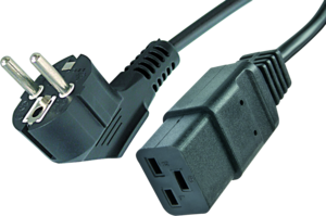 Power Cable Local/m - C19/f 2m Black