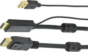 Delock HDMI - DisplayPort Cable 2m