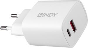 LINDY 20 W USB-C/USB-A Ladeadapter