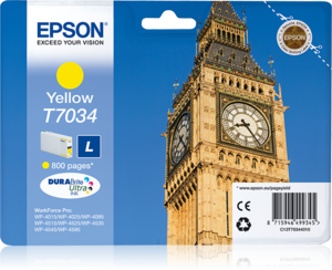 Inkoust Epson T7034 L žlutý