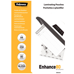 Fellowes Laminating Pouches A4 80µ 250x