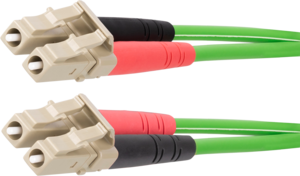 Cables patch dúplex FO StarTech LC-LC OM5 verde