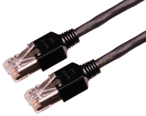 Câble patch RJ45 S/UTP Cat5e 1 m noir