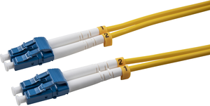 ARTICONA Duplex Fibre Patch Cable LC-LC 9/125 μ Yellow