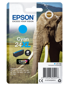 Epson 24XL Tinte cyan