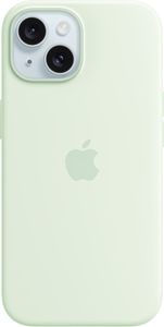 Funda silicona Apple iPhone 15 menta