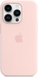Custodia iPhone 14 Pro silicone rosa