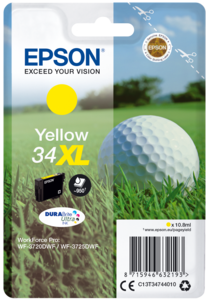 Epson 34XL tinta, sárga