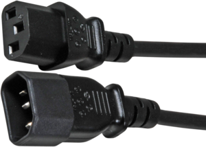 Power Cable C13/f - C14/m 5.0m Black